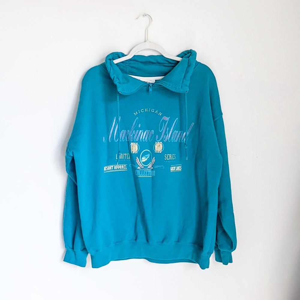 Vintage Mackinac Island Quarter Zip ☆